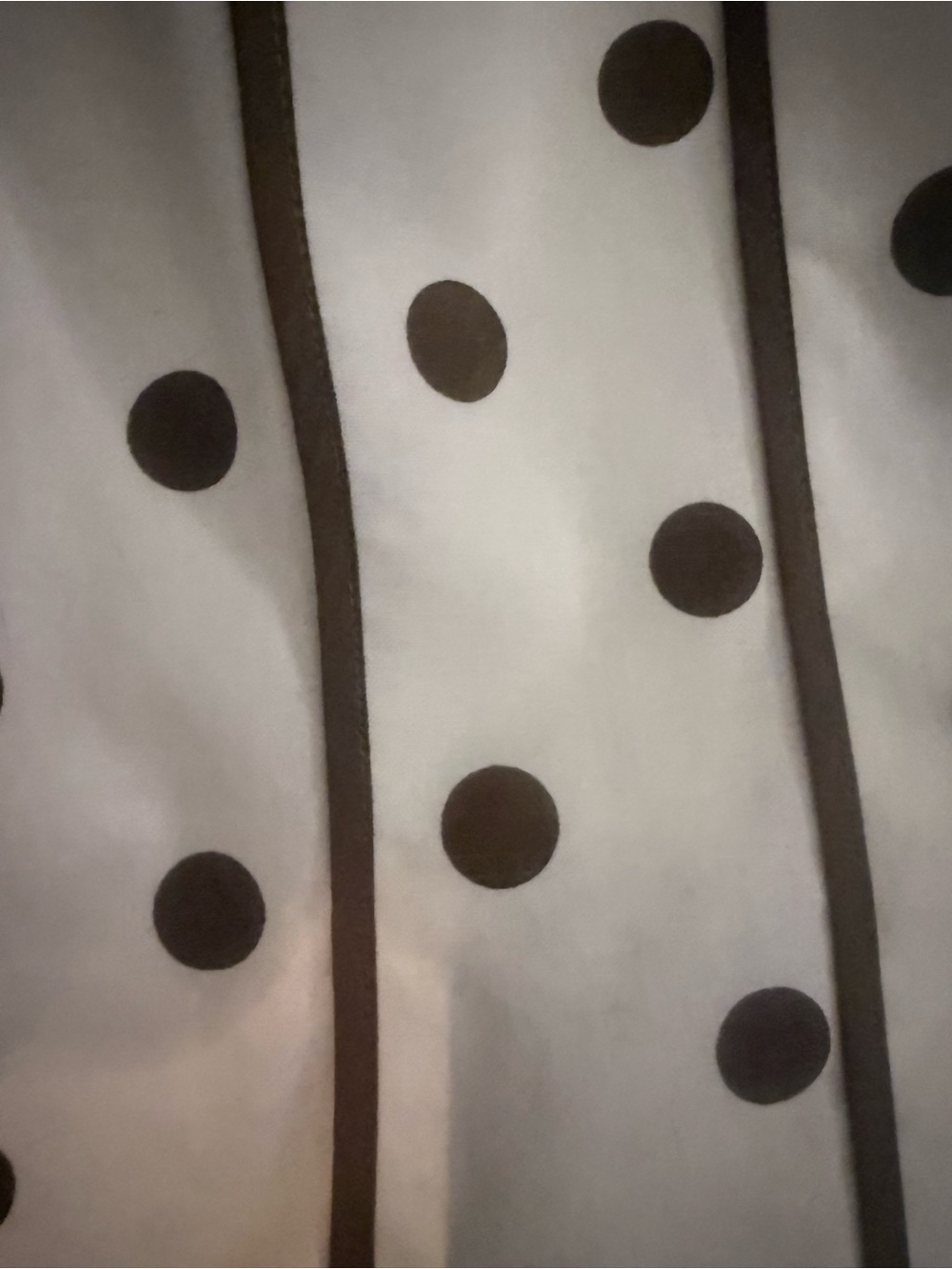 Strapless Polka Dot Mini Dress in Cream and Brown - Picture 5 of 5